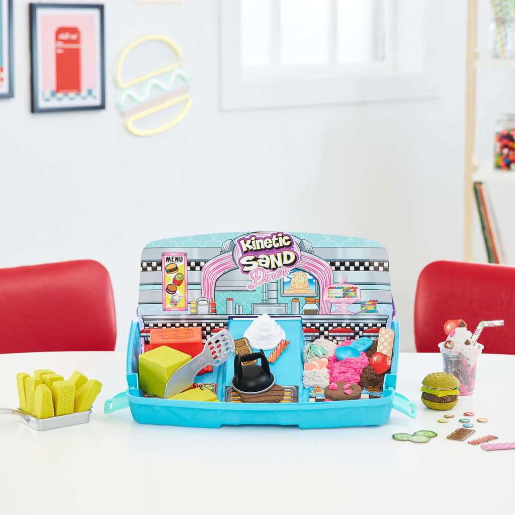 Kinetic Sand Set – Grill N'Scoop Diner - Spin Master