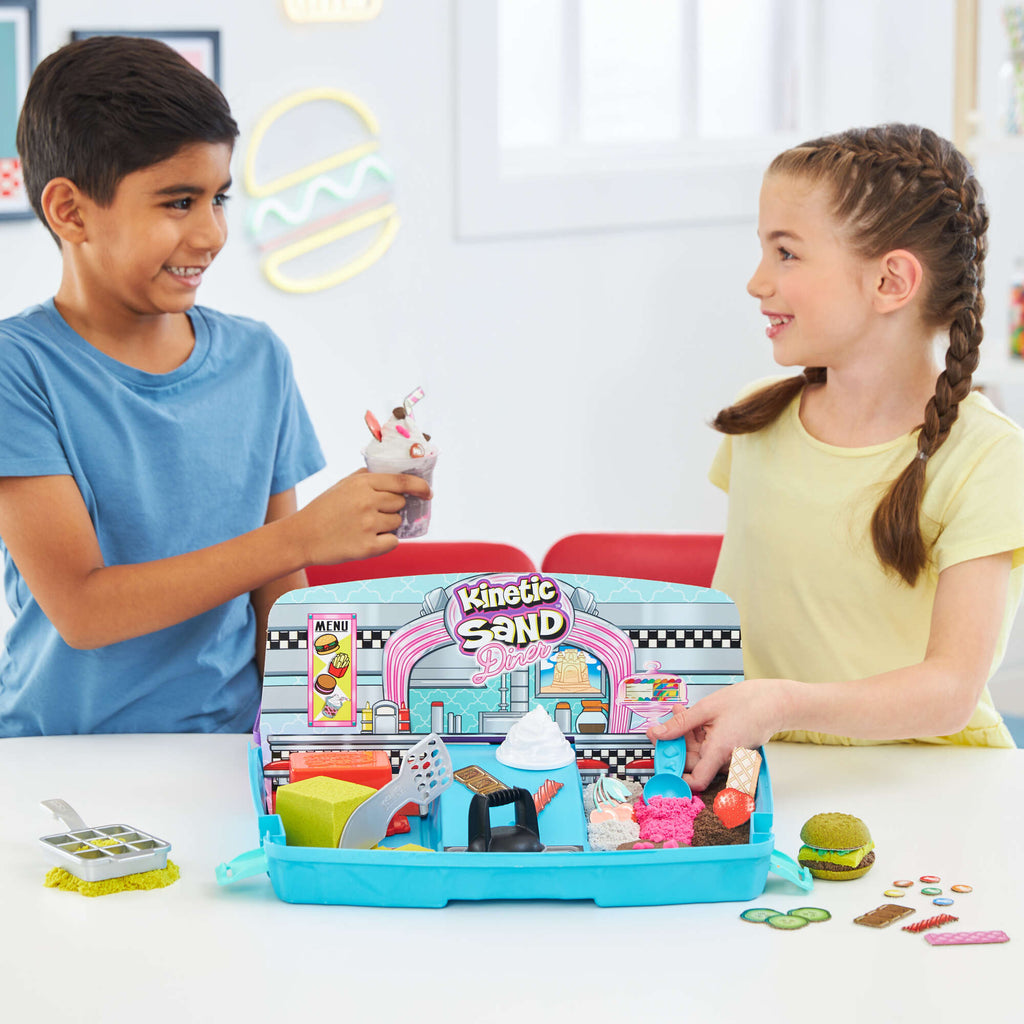Kinetic Sand Set – Grill N'Scoop Diner - Spin Master