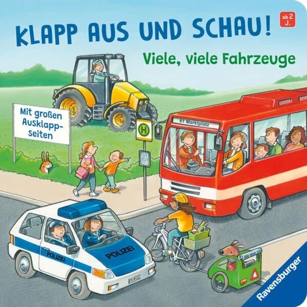 Klapp aus und schau! Viele, viele Fahrzeuge - Ravensburger