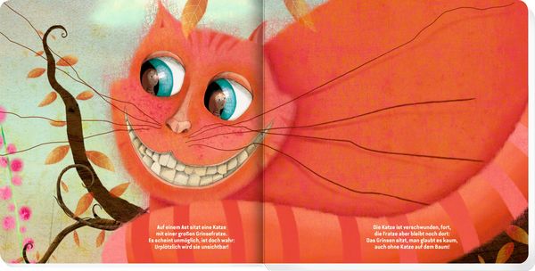 Alice im Wunderland Kinderbuch mit Reimen und kunstvollen Illustrationen