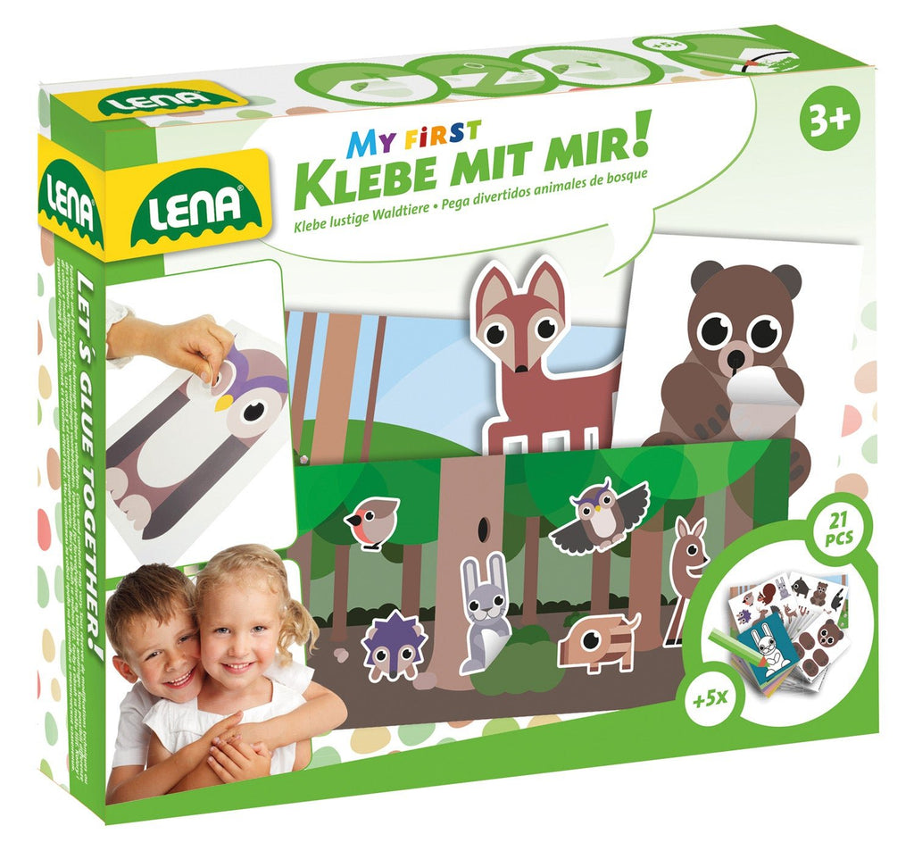 Sticker‑Set mit Waldmotiven für kreative Kinder ab 3 Jahren