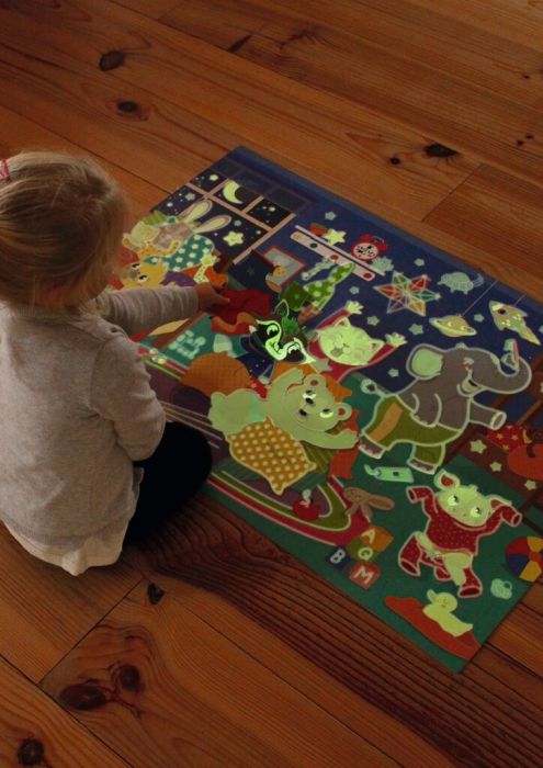 Kleine Kuschelhelden - Bodenpuzzle - Nachtleuchtend - 35 Teile - Moses