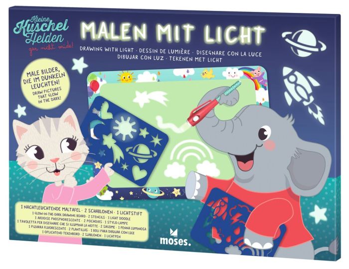 Kleine Kuschelhelden Malen mit Licht - Moses