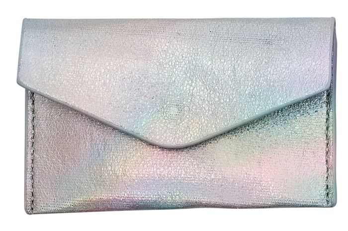 Metallic-Portemonnaie klein und kompakt für unterwegs