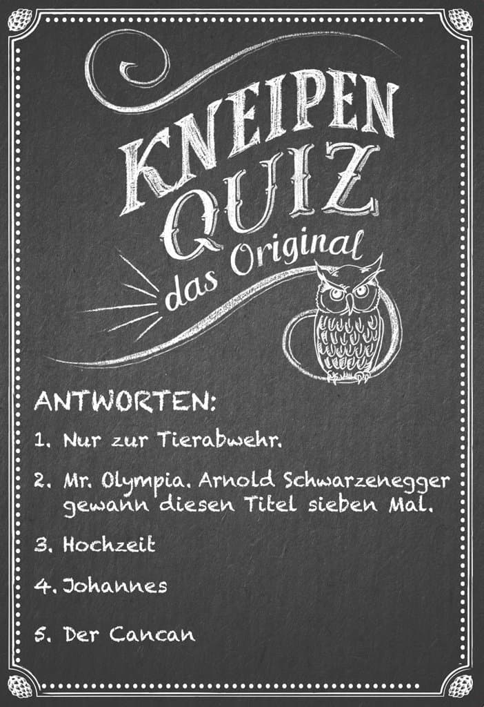 Kneipenquiz das Original - Moses