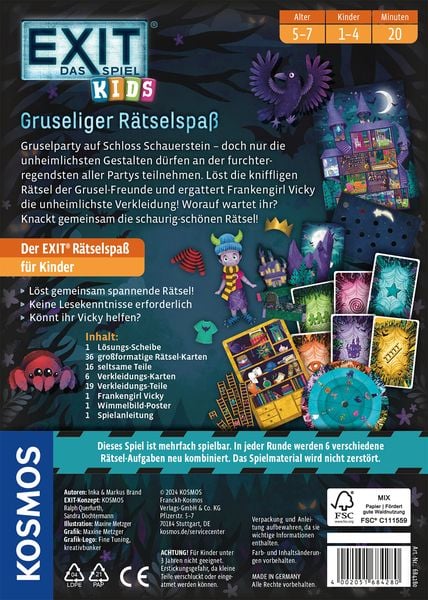 KOSMOS - Exit - Das Spiel - Kids: Gruseliger Rätselspaß - Kosmos