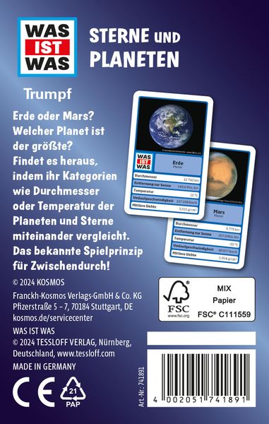 KOSMOS - Was ist Was Trumpf - Sterne und Planeten - Kosmos