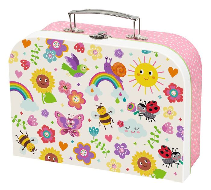 Blumenkoffer Gartenset Kinder Malen Säen Garten DIY Set Motorik
