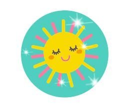 Glitzersticker Kinder Krabbelkäfer auf 80 cm Rolle ab 3 Jahren