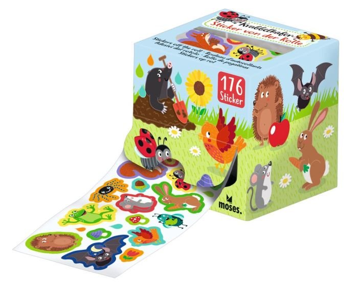 moses Stickerrolle ab 3 Jahren mit Bienen und Waldtieren
