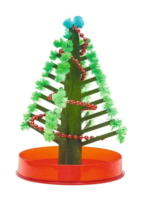 Kristall-Weihnachtsbaum moses wachsen lassen
