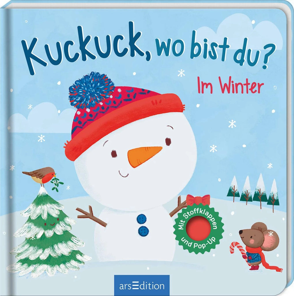 Kuckuck, wo bist du? Im Winter – Fühlbuch mit Stoffklappen ab 12 Monaten
