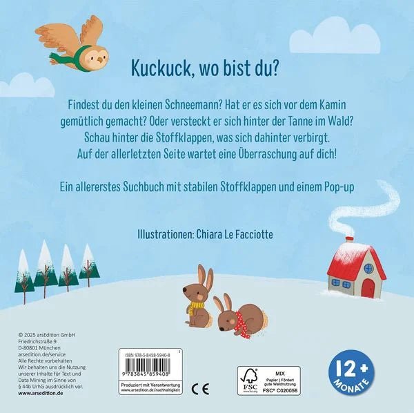 Kuckuck, wo bist du? – Entdeckerbuch Winter ab 1 Jahr
