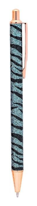 Glitzer-Kugelschreiber mit Animal-Print vom Moses Verlag