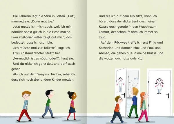 Leseförderndes Erstlesebuch mit Bildern und kurzen Kapiteln