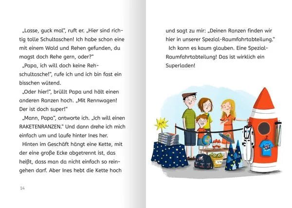 Kinderbuch Schulanfang Lasse und Rica Feueralarm Abenteuer