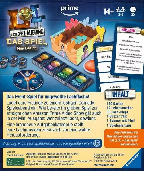 Last One Laughing - Das Spiel Mini Edition - Ravensburger