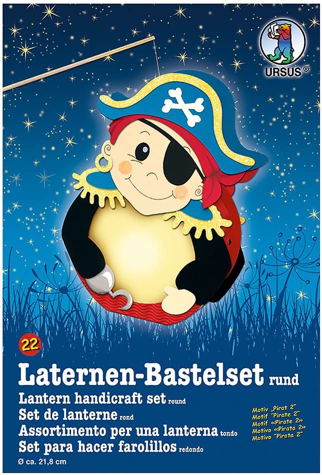 Laternen Bastelset Pirat - Idena