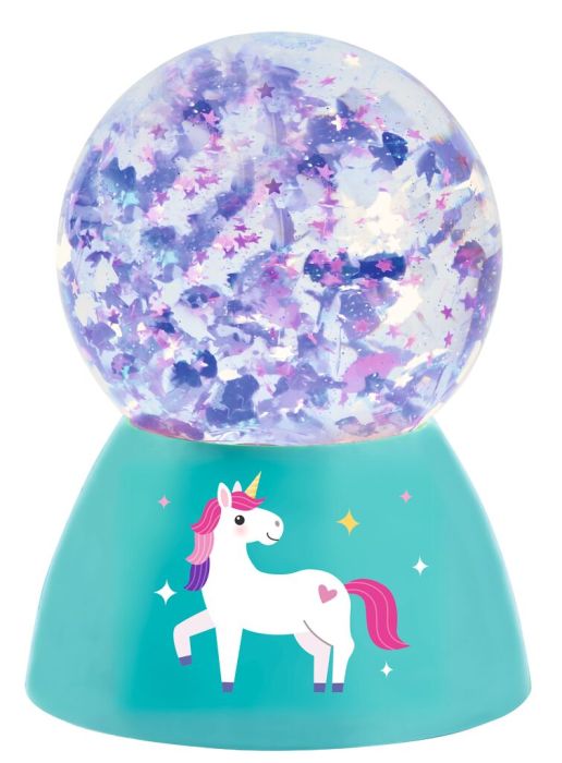 LED - Glitzer - Zauberkugel Einhorn - Moses