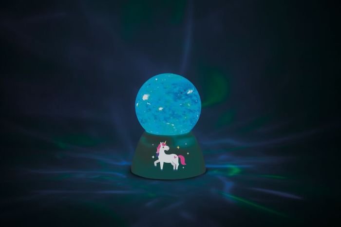 LED - Glitzer - Zauberkugel Einhorn - Moses