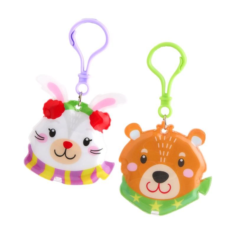 LED-Taschenlicht mit Karabiner Magic Moments – Hase und Bär
