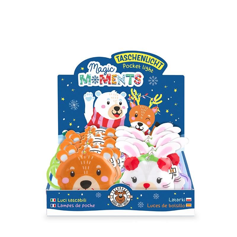 Taschenlampe für Kinder mit Karabiner – Magic Moments LED
