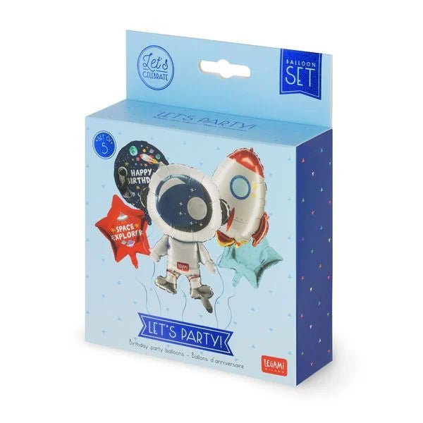 Verpackung mit Space-Ballonset Let’s Party

