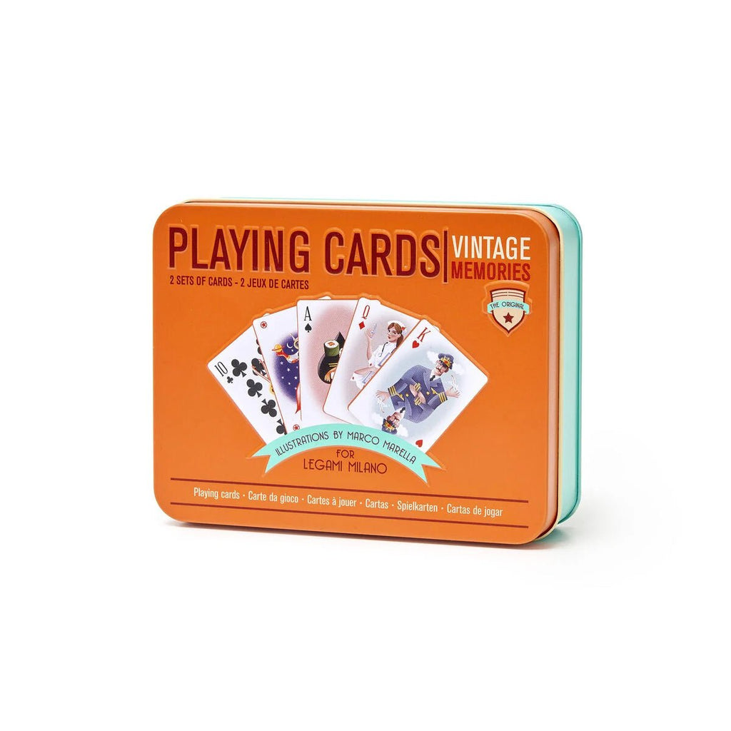 Design-Spielkarten von Legami – 2 x 54 Karten im Set