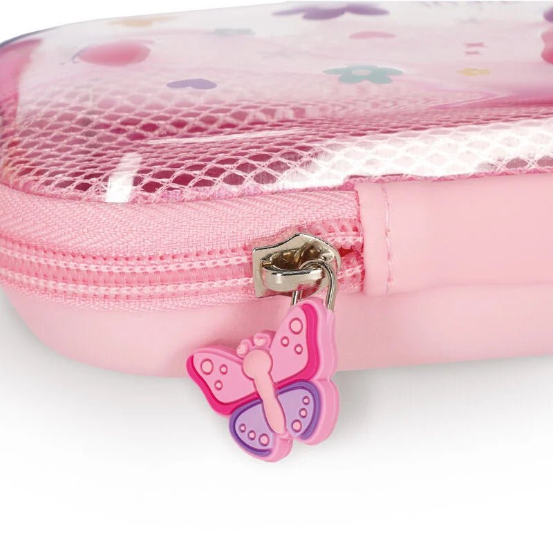 Schulmäppchen Butterfly Design mit Stifthalter – 23 x 11 x 5 cm