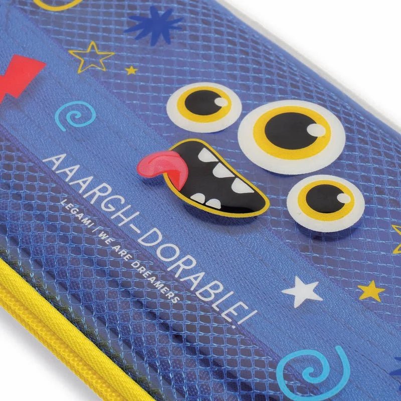 Schulmäppchen mit Monster-Motiv – ideal für Kinder ab 3 Jahren