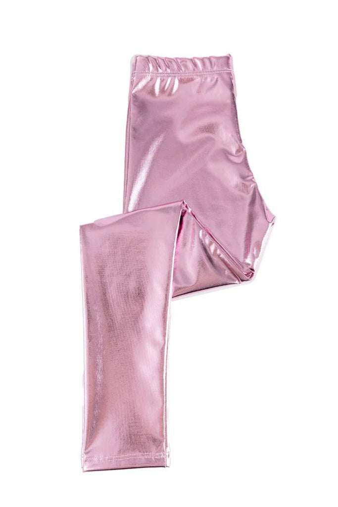 Leggings - Metallic Pink, 3 - 4 Jahre - Great Pretenders