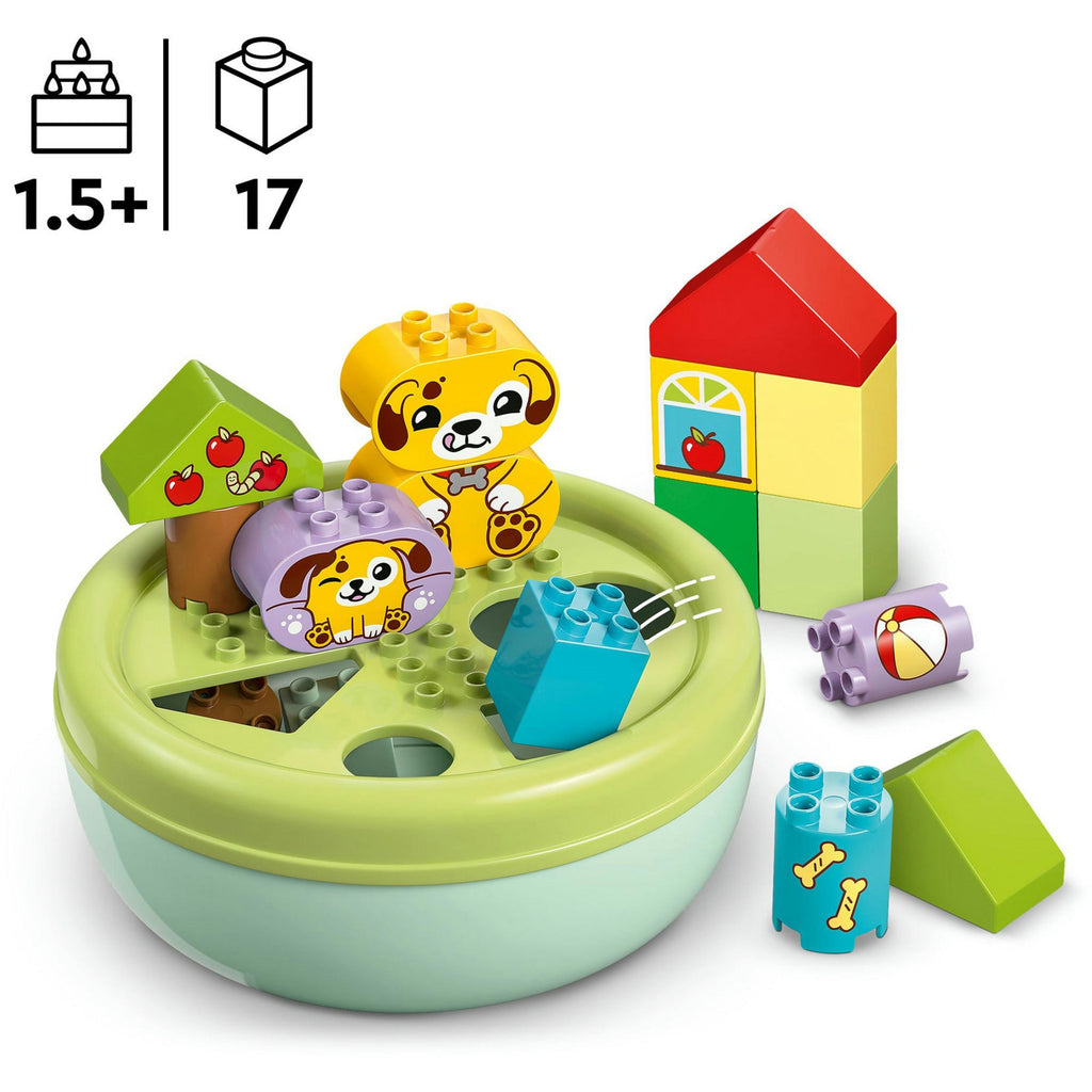 LEGO 10441 Formspiel mit Haus, Ball, Knochen und Hundefiguren