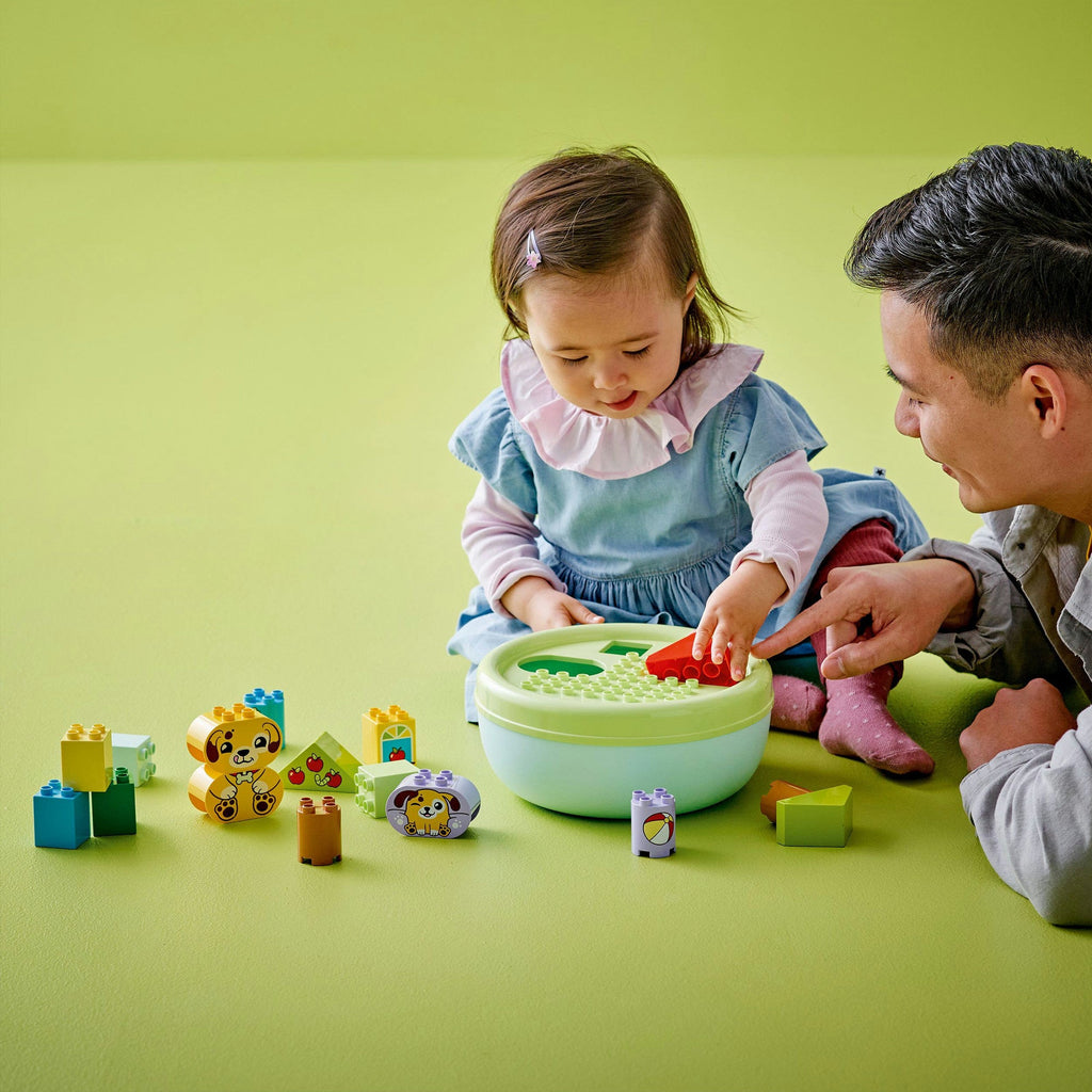 DUPLO Lernspielzeug mit Hunden und Formen für Kleinkinder