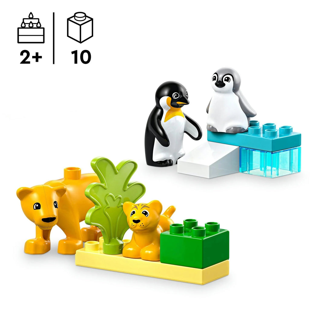 LEGO® 10442 DUPLO Town – Wildtier - Familien: Pinguine und Löwen - LEGO