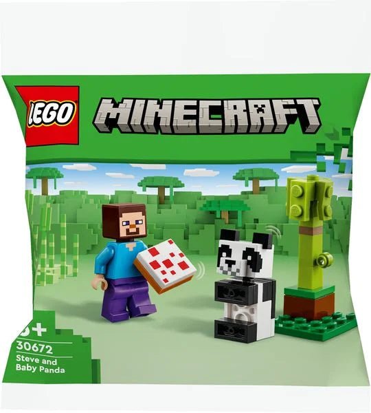 LEGO® 30672 Minecraft - Steve mit Baby Panda - LEGO