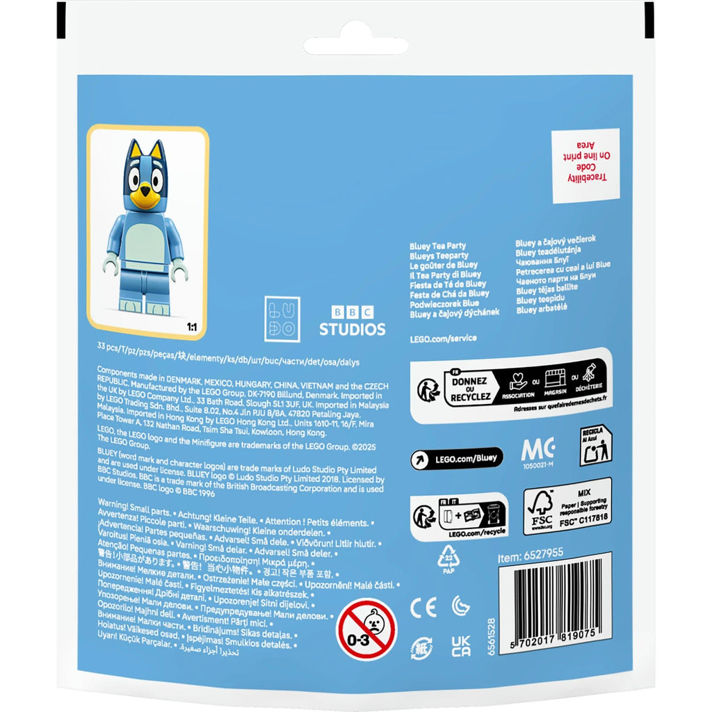 Bluey auf Veranda – LEGO Spielset für Kindergartenkinder