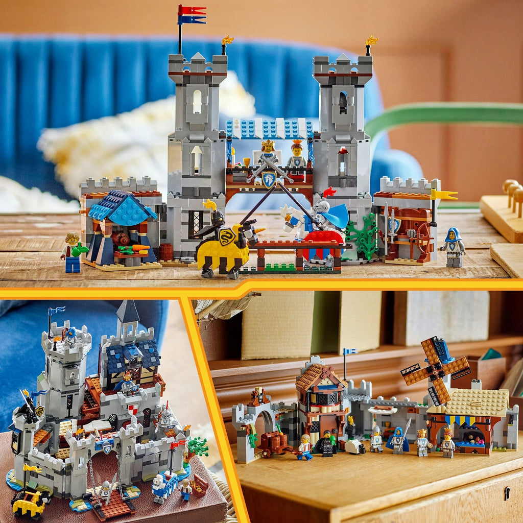 LEGO Creator Set mit Ritterkönig & beweglicher Zugbrücke