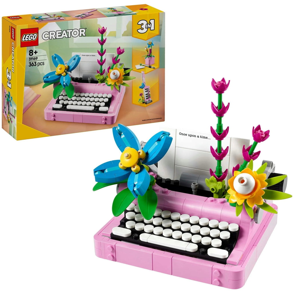 LEGO 31169 Creator 3 - in - 1 Schreibmaschine mit Blumen - LEGO