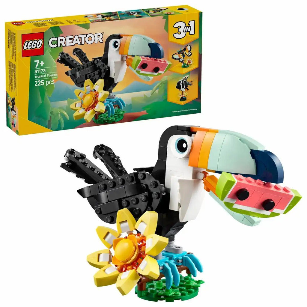 LEGO Creator 3in1 Tropical Toucan Set 31173 Tukan Modell