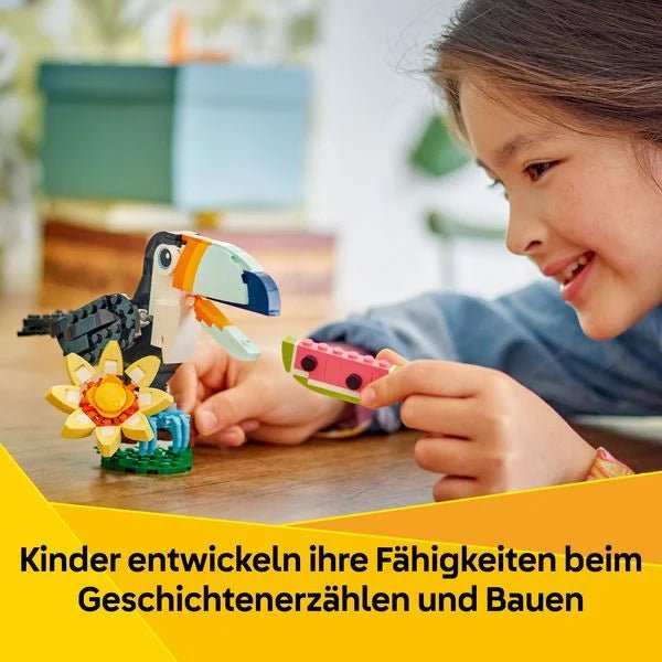 LEGO Tropical Toucan Butterfly Fish Creator 3in1