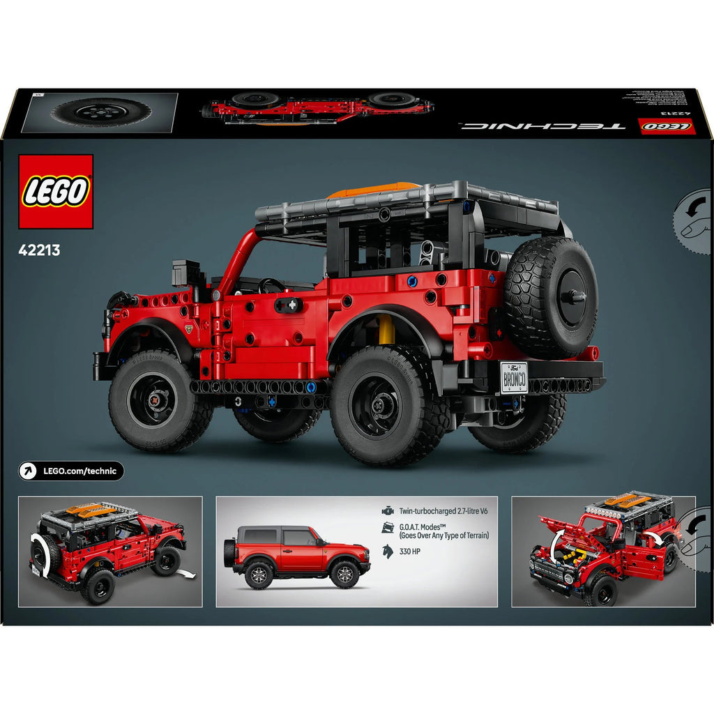 LEGO Bronco mit Ersatzrad-Lenkung und Sandblechen