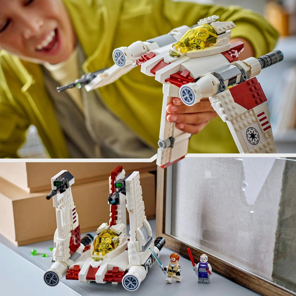 V-19 LEGO Sternjäger mit beweglichen Flügeln & Shootern