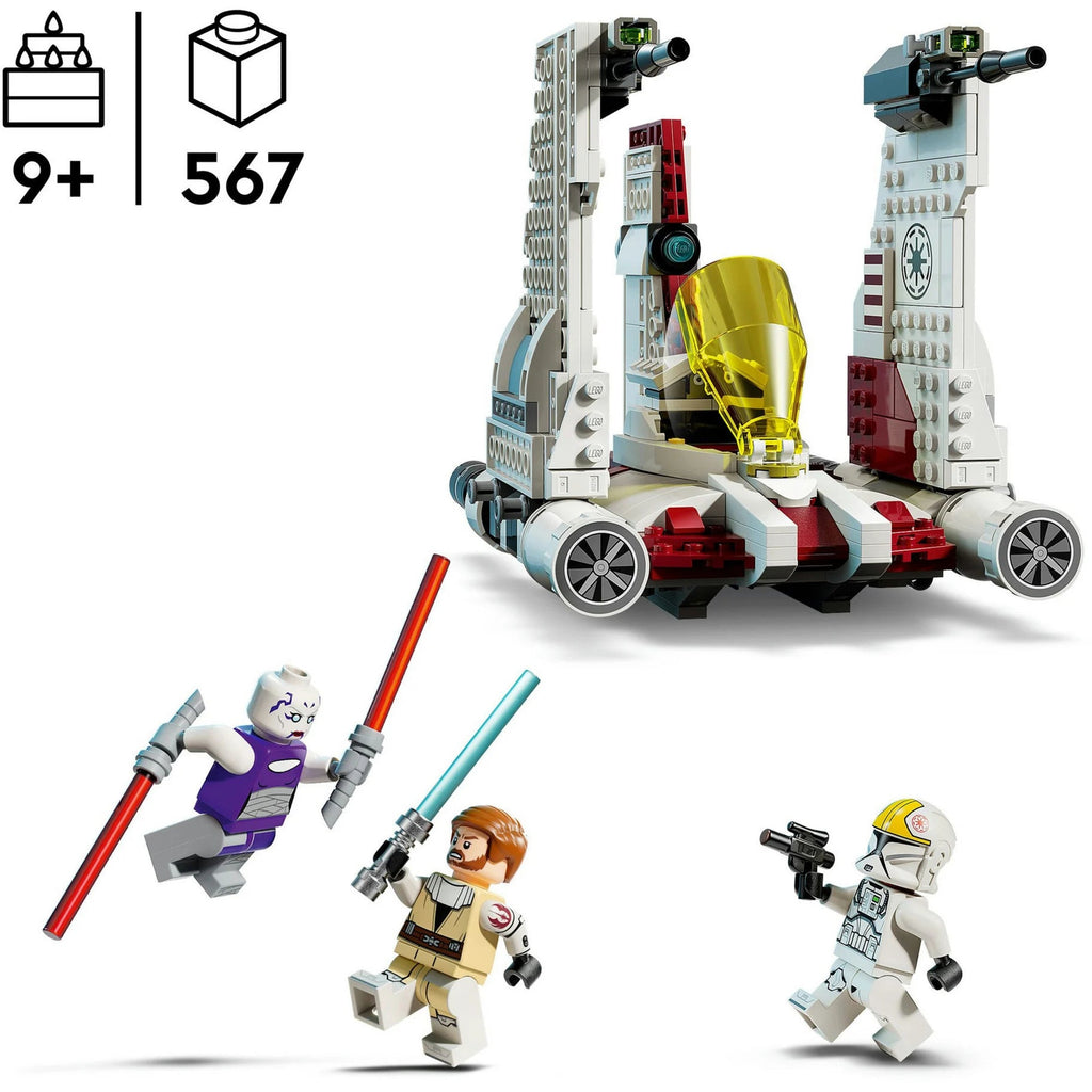 LEGO 75432 mit Fluggriff, Shootern und Lichtschwert-Figuren