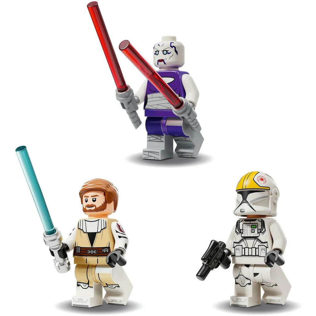 LEGO Raumschiff mit Obi-Wan und Asajj Ventress Minifiguren