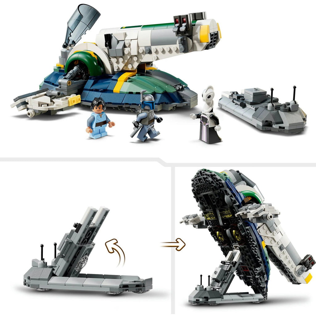 Jango Fett LEGO Schiff mit Abwurfmechanismus & Jetpack