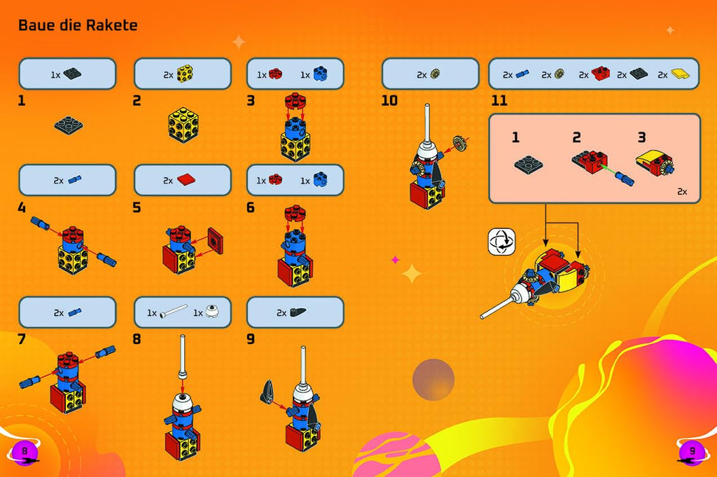 LEGO Bau und Spiel Box Raketen Kreativset ab 6 Jahren