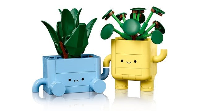 LEGO Happy Plants fröhliche Pflanzen Dekoration fürs Regal ab 9 Jahre
