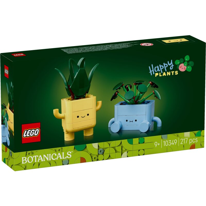 LEGO Botanical Collection Happy Plants buntes Pflanzenduo ab 9 Jahren
