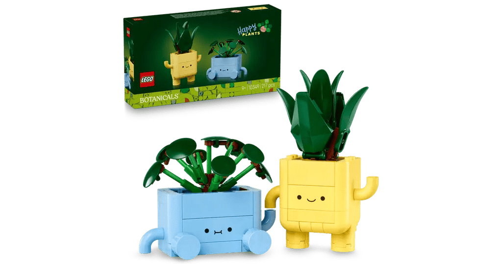 LEGO Botanicals Happy Plants Set fröhliche Pflanzen Kinder ab 9 Jahren
