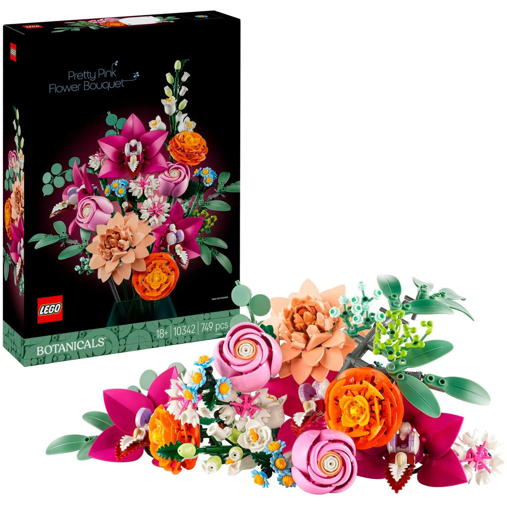 LEGO® Botanicals 10342 - Schöner Rosafarbener Blumenstrauß - LEGO